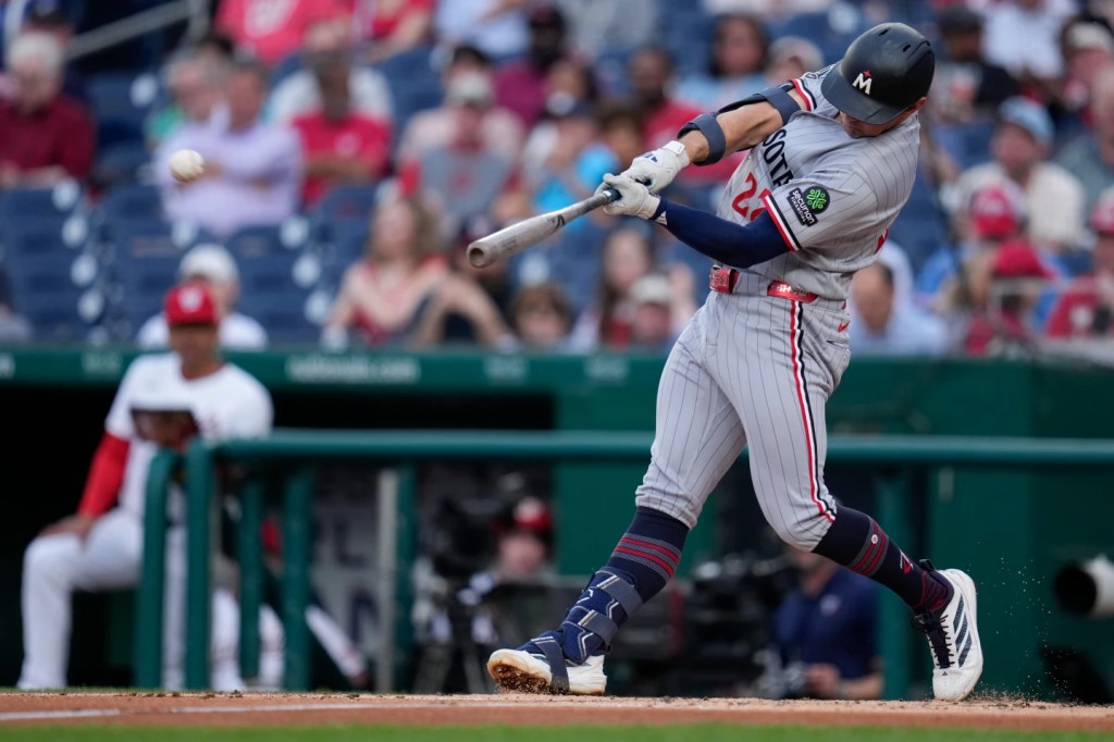 Buxton hits 3-run HR, Bradley has 8 strikeouts to help Twins beat Nationals 11-3