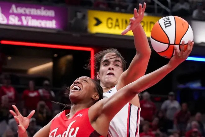 Sonia Citron scores 30 as Mystics top Fever 104-102 in OT despite Caitlin Clark’s heroics
