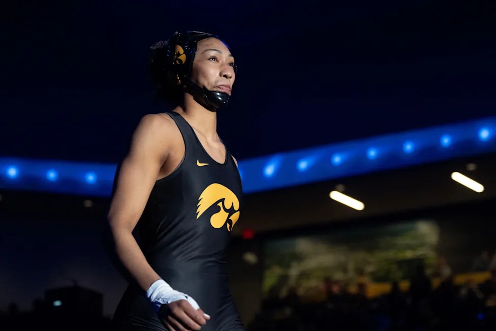 Iowa women’s wrestling’s Kennedy Blades to forgo college eligibility