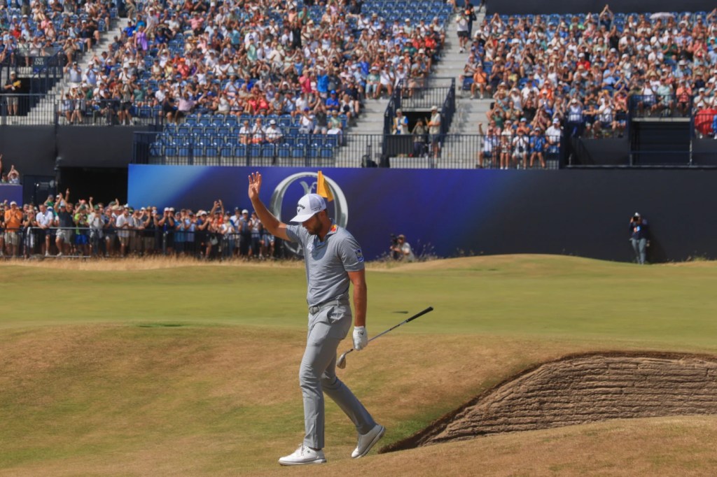 British Open comes to life with 62s by Lucas Herbert and Sam Burns on day of low scoring at Birkdale