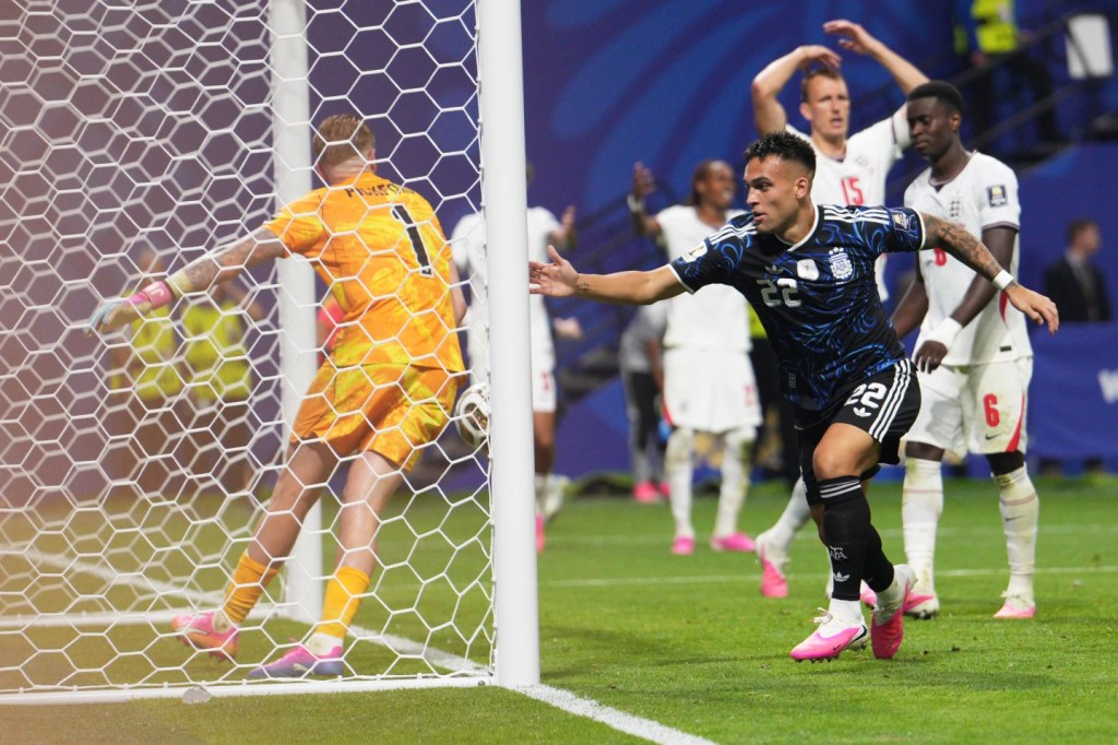 Defending champion Argentina reaches World Cup final by beating England&nbsp;2-1