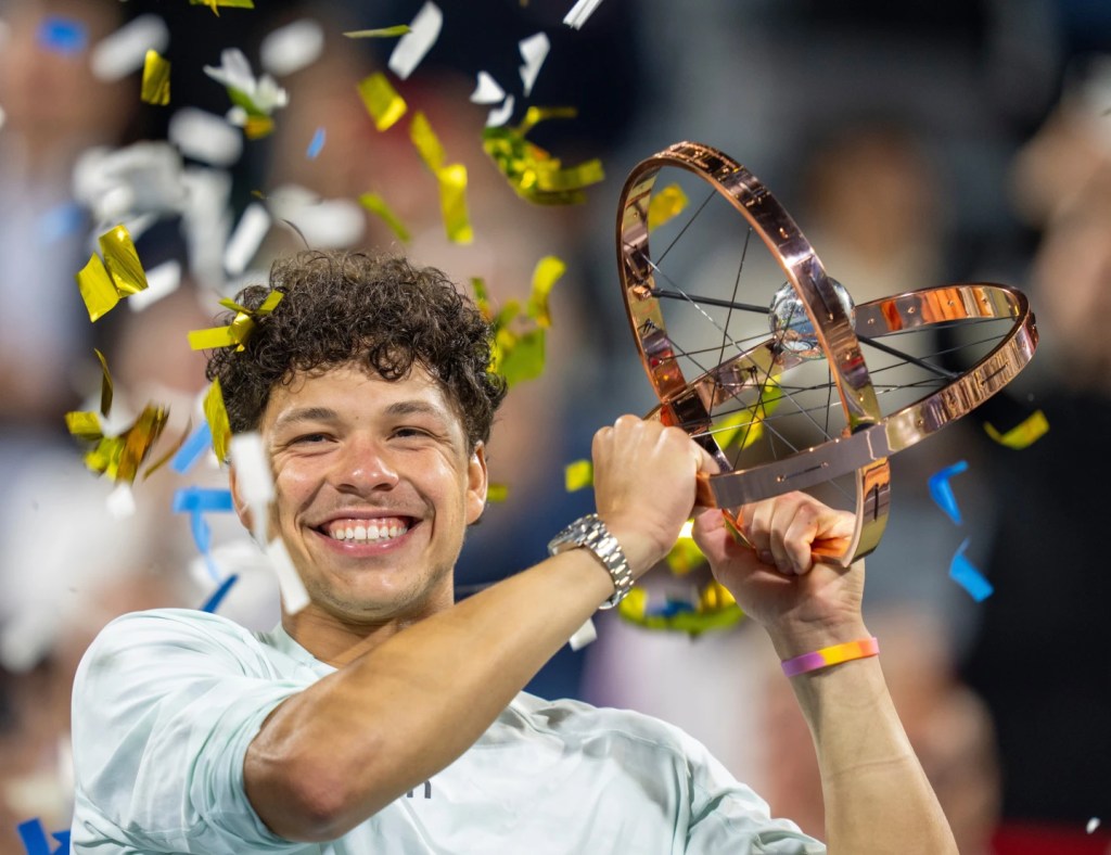 Shelton successfully defends National Bank Open title, beating Nakashima in an all-American&nbsp;final