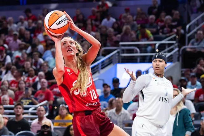 Gray hits buzzer-beating 3s after Clark’s mistakes to lift Aces past Fever 86-84 in&nbsp;OT